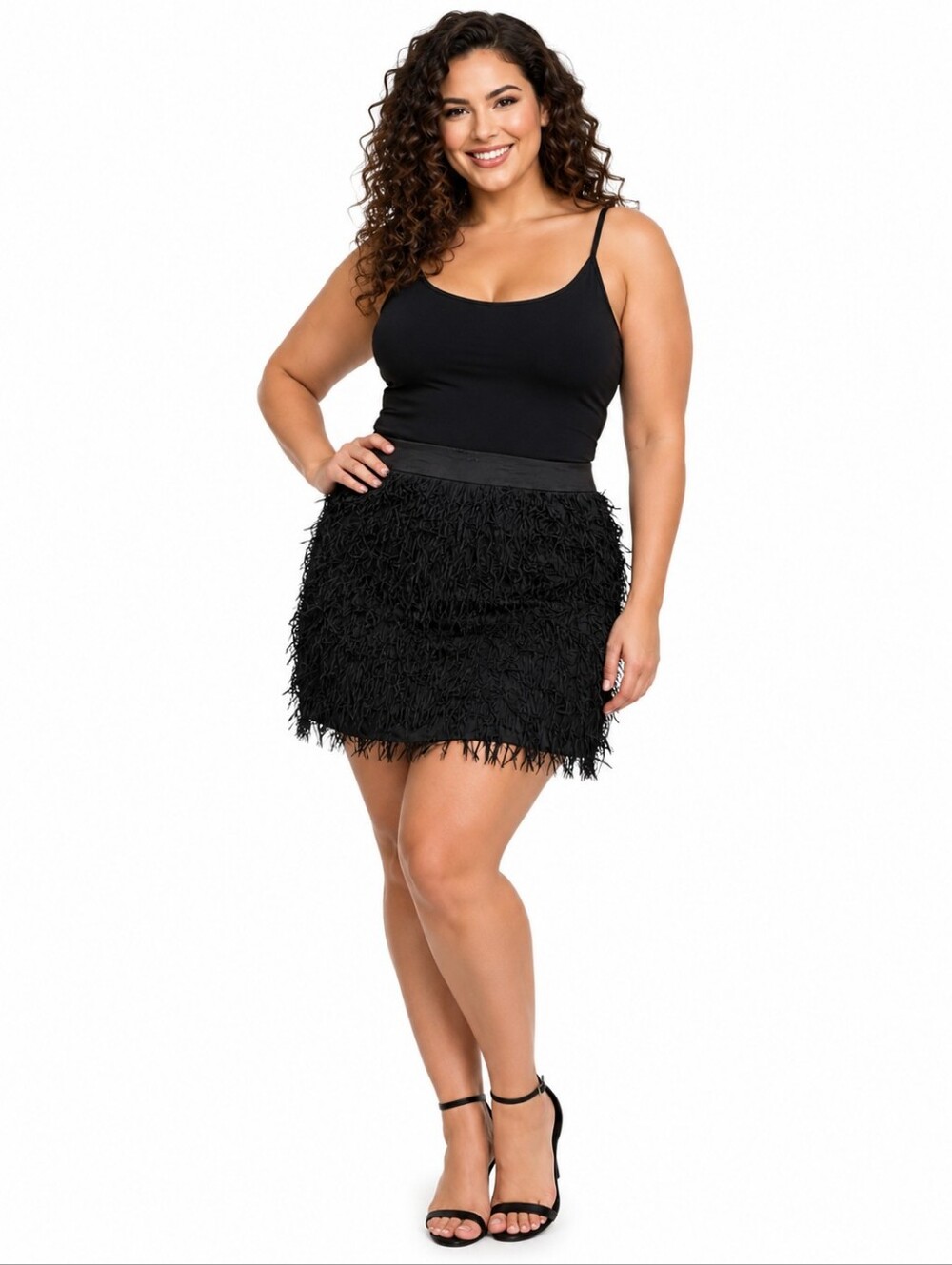 Torrid Black Fringe Flapper Skirt – Size 12